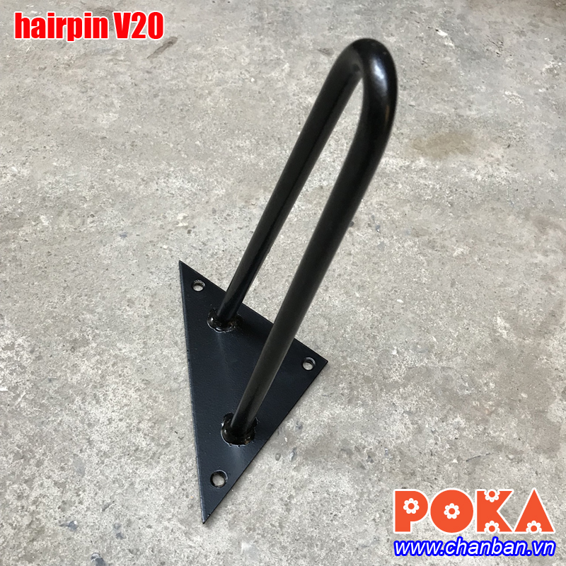 Chân bàn sắt hairpin V20