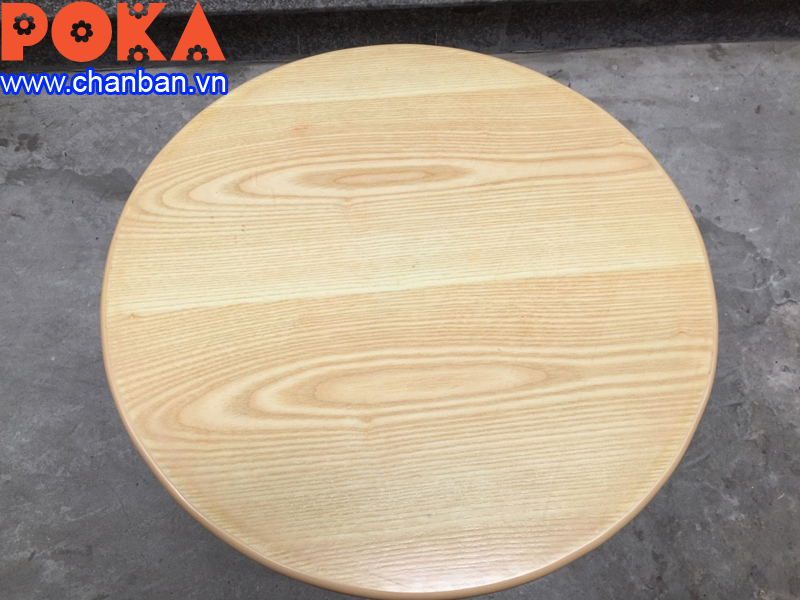 Mặt bàn gỗ veneer tròn 60