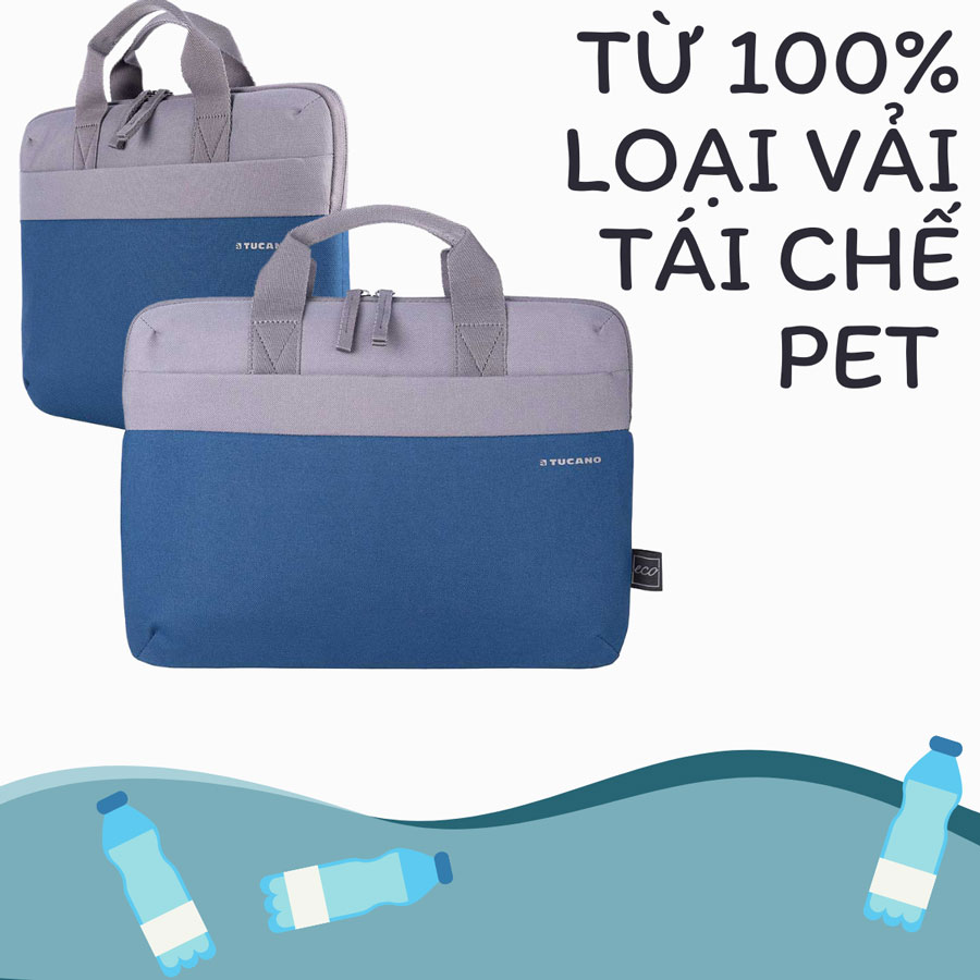 Túi Xách Recycled Tucano Billa Eco 14 inch| tái chế