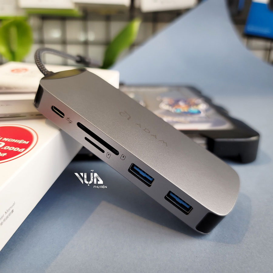 CỔNG CHUYỂN 10IN1 USB-C ADAM ELEMENTS CASA X