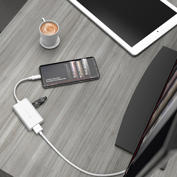 CỔNG CHUYỂN 4IN1 USB-C ADAM ELEMENTS CASA PD 60W