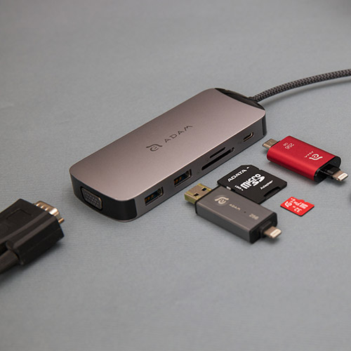 Cổng Chuyển Hub X Adam Elements USB-C 10 in