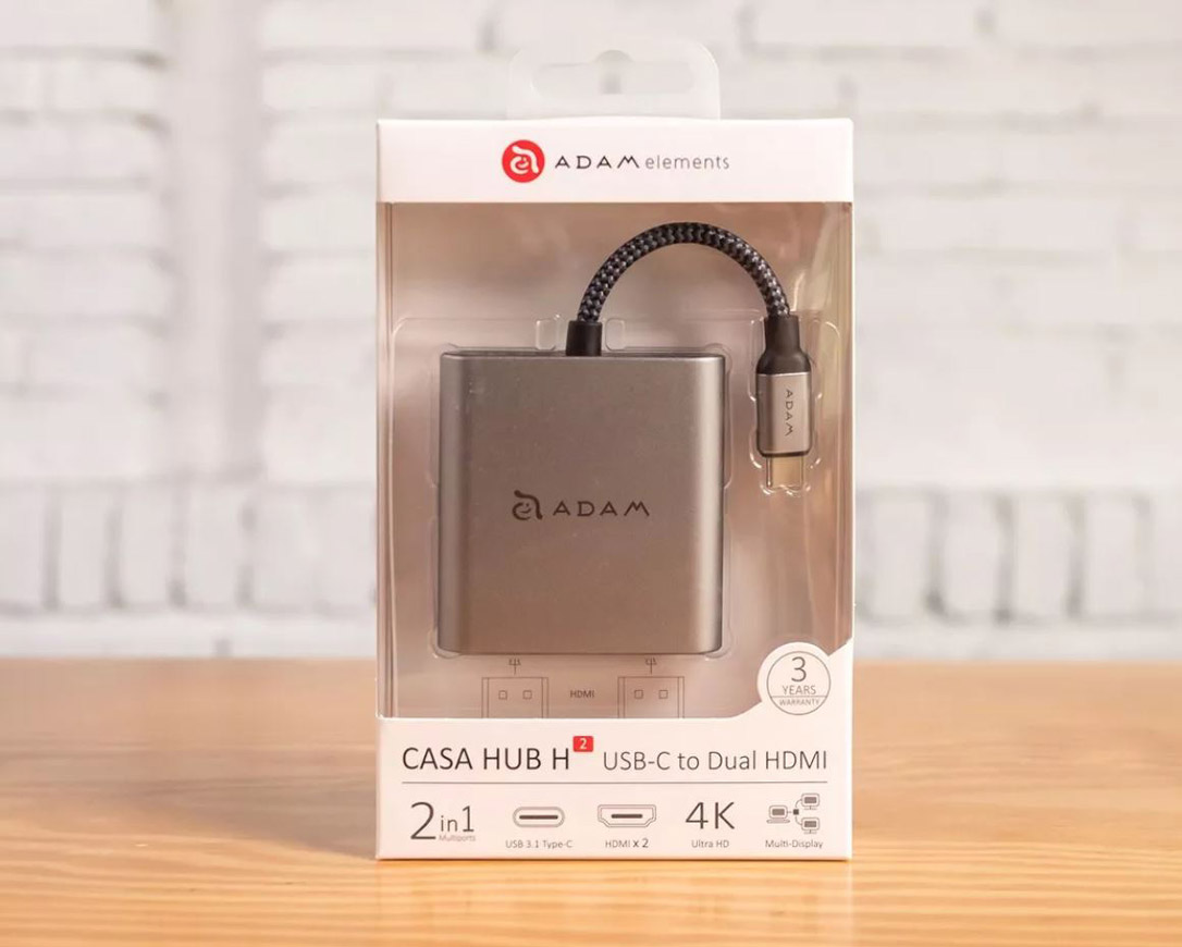 Hub| Cổng chuyển 2 in 1 2 Hdmi Adam Elements