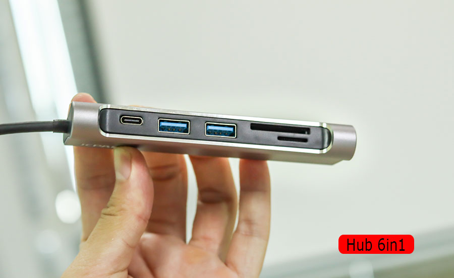Hub-Jcpal- 6 In 1-Usb-C-Multiport