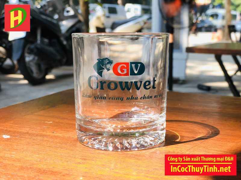 In ấn Bộ cốc thủy tinh quà tặng