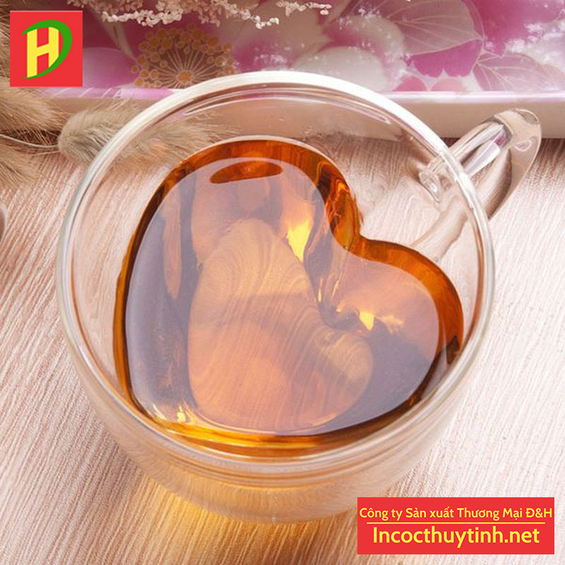 cốc thủy tinh trái tim hai lớp