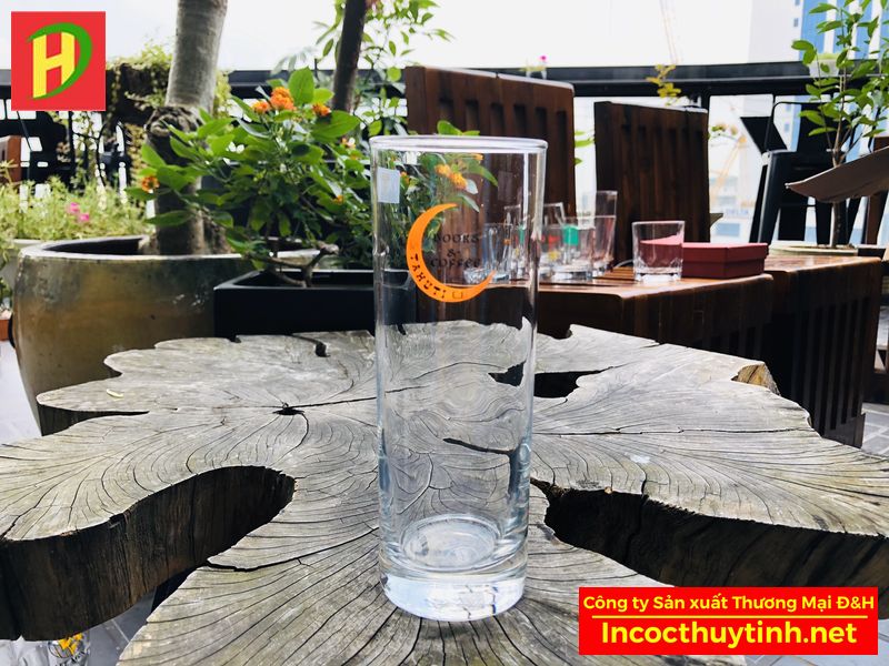 In ấn Cốc thủy tinh Luminarc cao