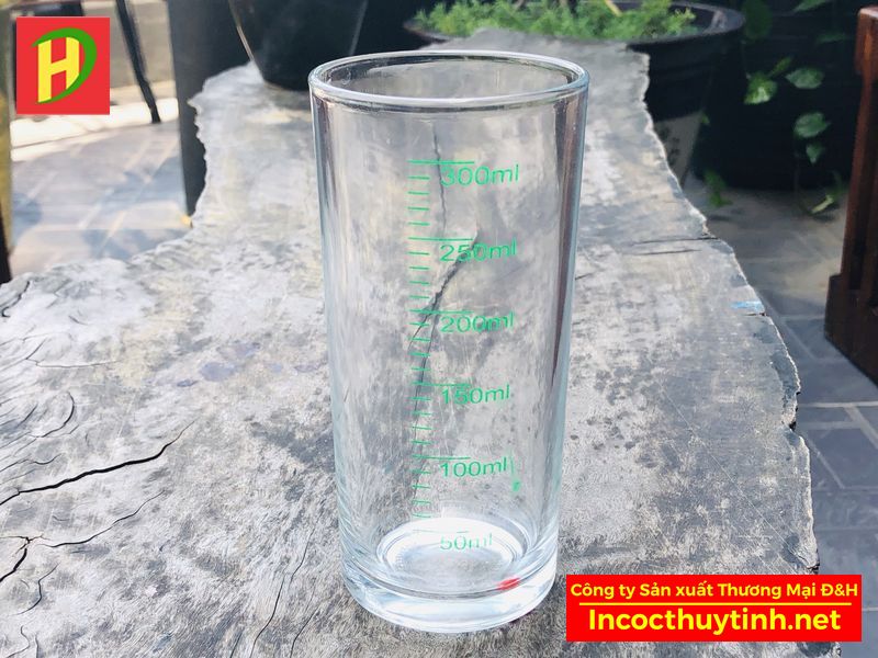 In ấn Cốc thủy tinh trà chanh 01