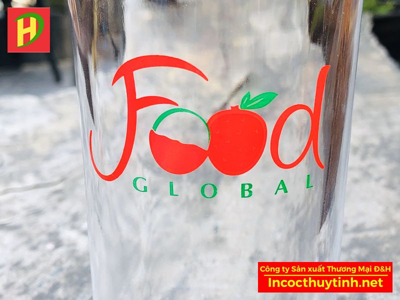 In ấn Cốc thủy tinh Ocean tròn cao