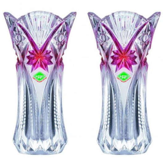 in Logo lên lọ hoa thủy tinh