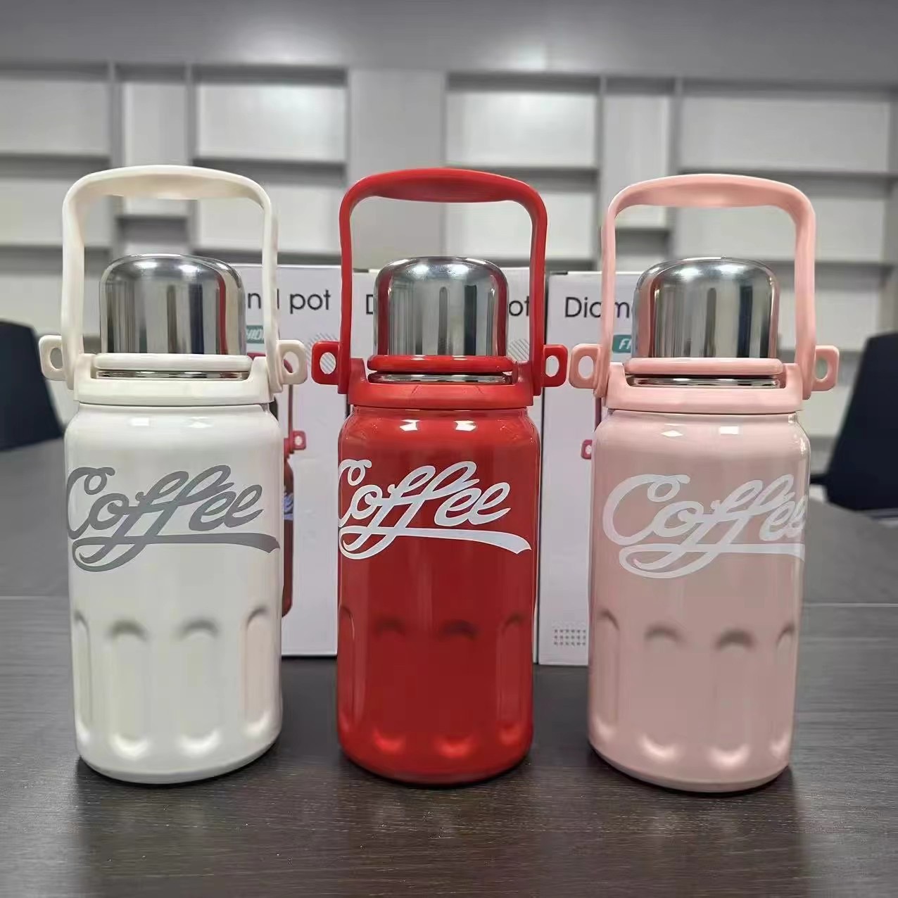 Bình Giữ Nhiệt Coffe Cup Dung Tích 1200Ml. Bình Đựng Nước Chất Liệu Inox 316 Cao Cấp CUP-28