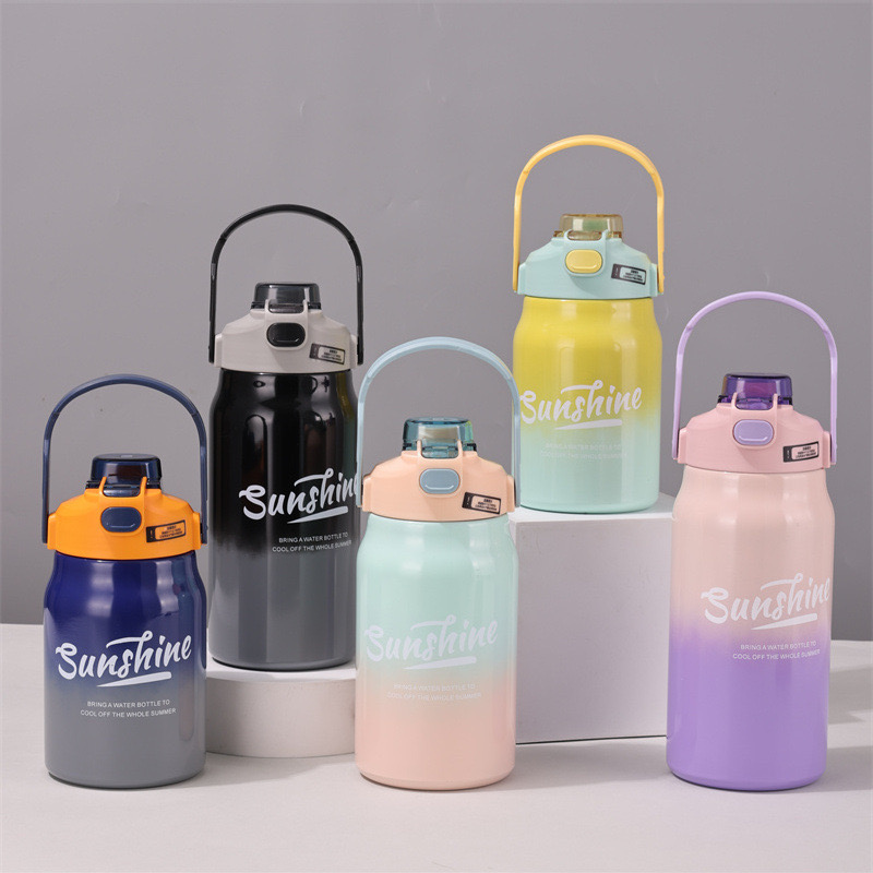 Bình giữ nhiệt OMBER inox 316 dung tích 650ml, giữ nhiệt 24h, có quai xách tiện lợi dễ di chuyển USH-20