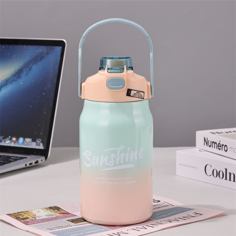 Bình giữ nhiệt OMBER inox 316 dung tích 650ml, giữ nhiệt 24h, có quai xách tiện lợi dễ di chuyển USH-20