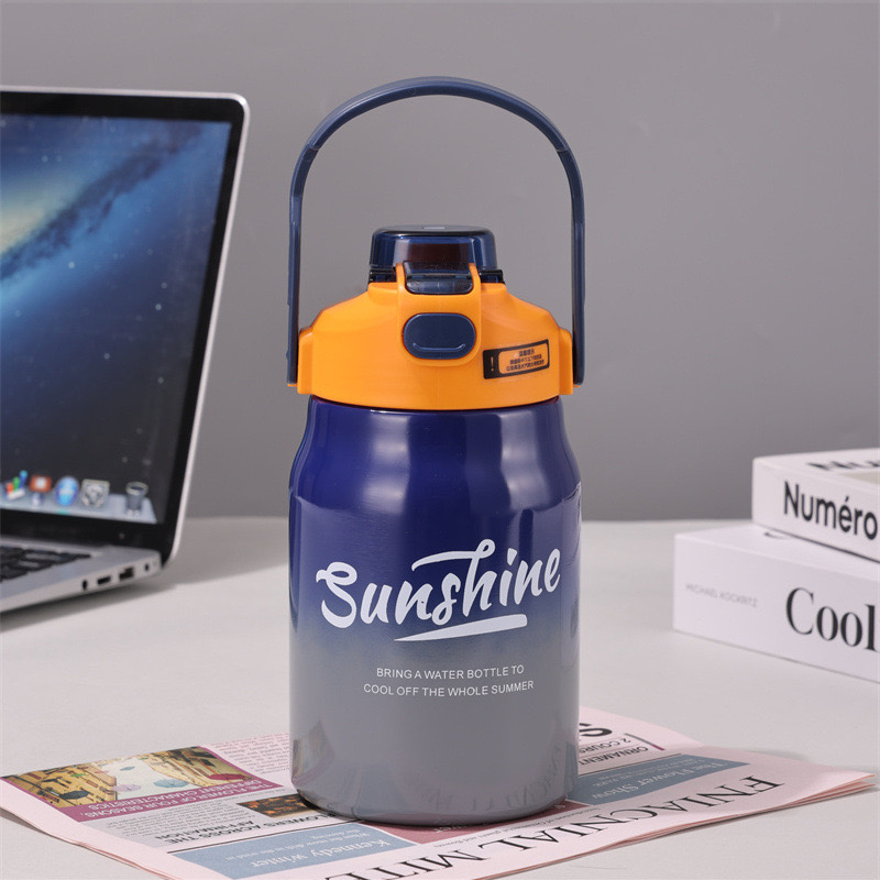 Bình giữ nhiệt OMBER inox 316 dung tích 650ml, giữ nhiệt 24h, có quai xách tiện lợi dễ di chuyển USH-20