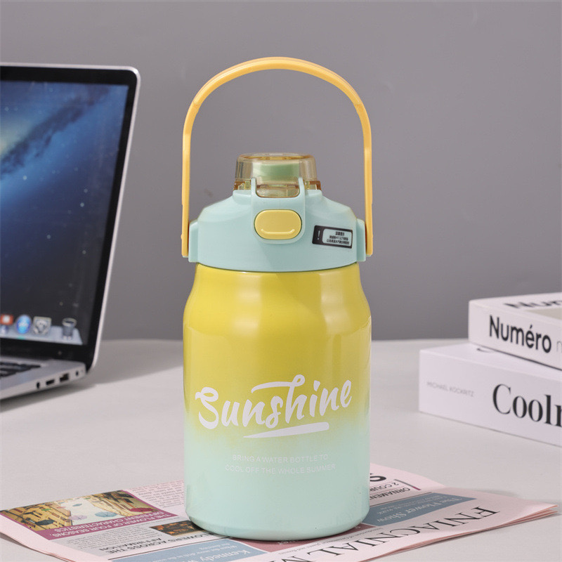 Bình giữ nhiệt OMBER inox 316 dung tích 650ml, giữ nhiệt 24h, có quai xách tiện lợi dễ di chuyển USH-20