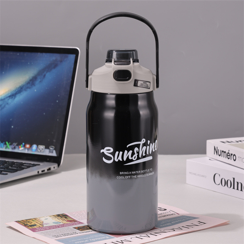 Bình giữ nhiệt OMBER inox 316 dung tích 650ml, giữ nhiệt 24h, có quai xách tiện lợi dễ di chuyển USH-20