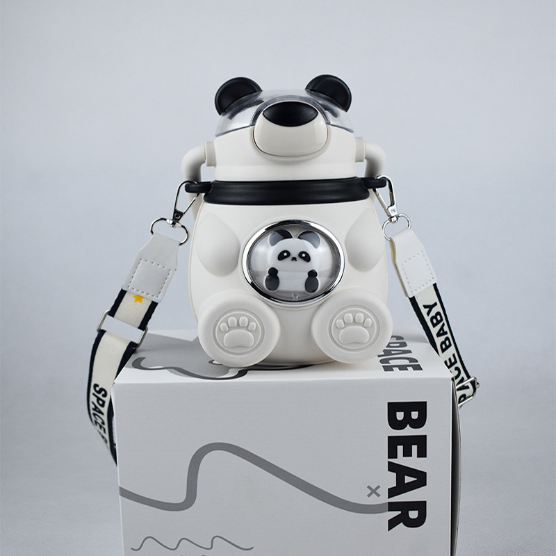 Bình nước giữ nhiệt inox 316 dung tích 900ml, có nắp làm cốc và dây đeo da giữ nhiệt 12-24 tiếng JX-02