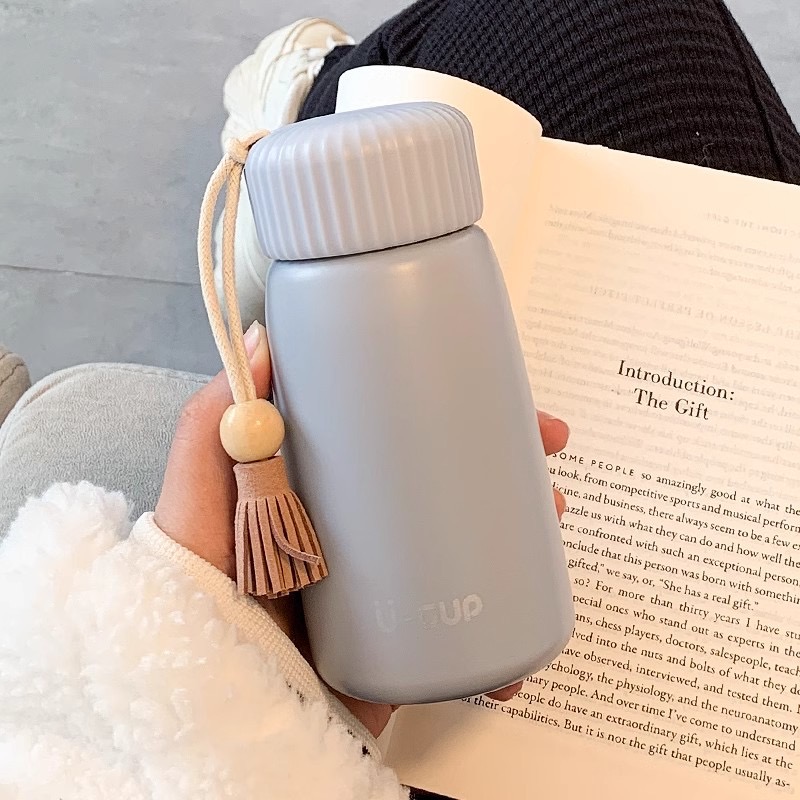 Bình Giữ Nhiệt 24h Thông Minh Kèm Cốc Uống, Ly Giữ Nhiệt 600ml/800ml Inox 316 Chống Gỉ An Toàn AHK0