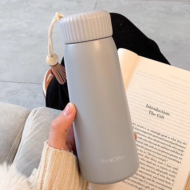 Bình Giữ Nhiệt 24h Thông Minh Kèm Cốc Uống, Ly Giữ Nhiệt 600ml/800ml Inox 316 Chống Gỉ An Toàn AHK0