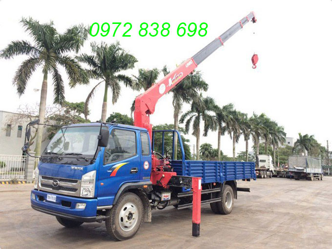 xe tải tmt cửu long gắn cẩu unic 5 tấn