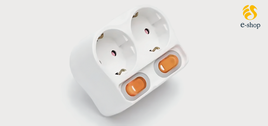 Ổ cắm điện Dosel 2 lỗ 2 công tắc không dây