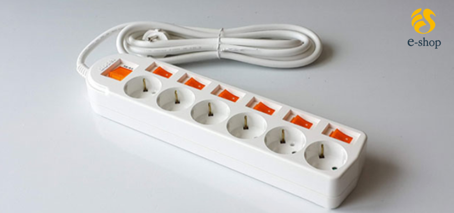 Ổ cắm điện Dosel Hàn Quốc 6 lỗ 7 công tắc