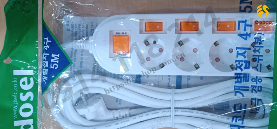 Ô cắm điện Hàn Quốc chính hãng