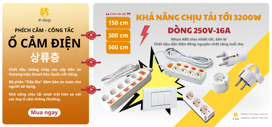 Ổ cắm điện Hàn Quốc