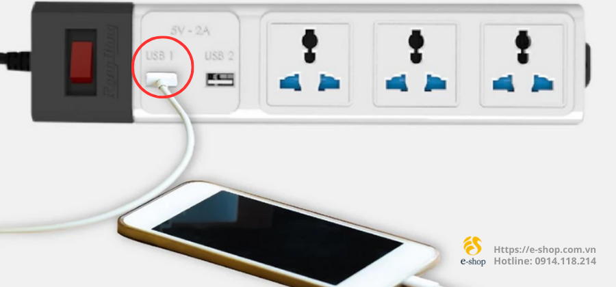 Ổ cắm điện USB