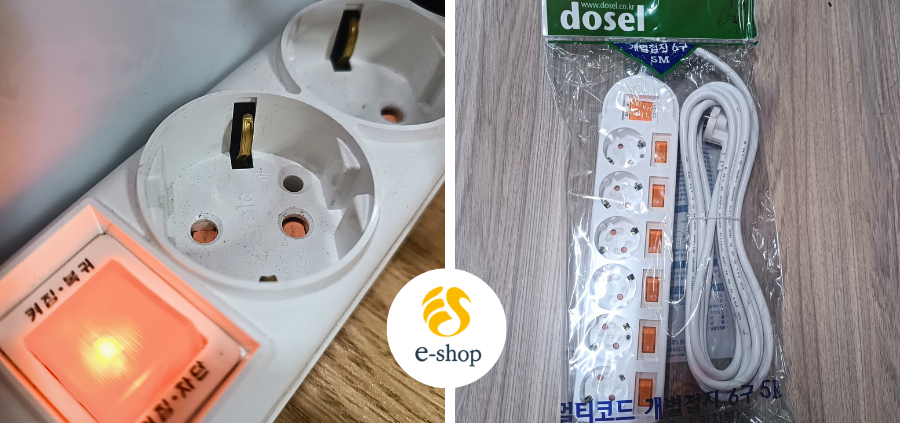 Thiết kế ổ cắm điện Dosel Hàn Quốc