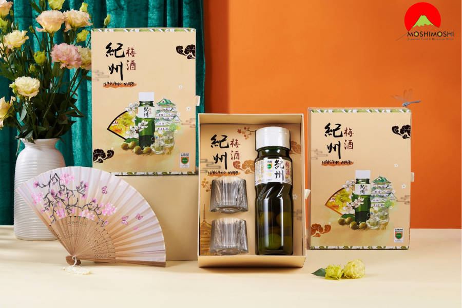 HÌNH ẢNH HỘP QUÀ TẾT RƯỢU MƠ NHẬT BẢN 2024