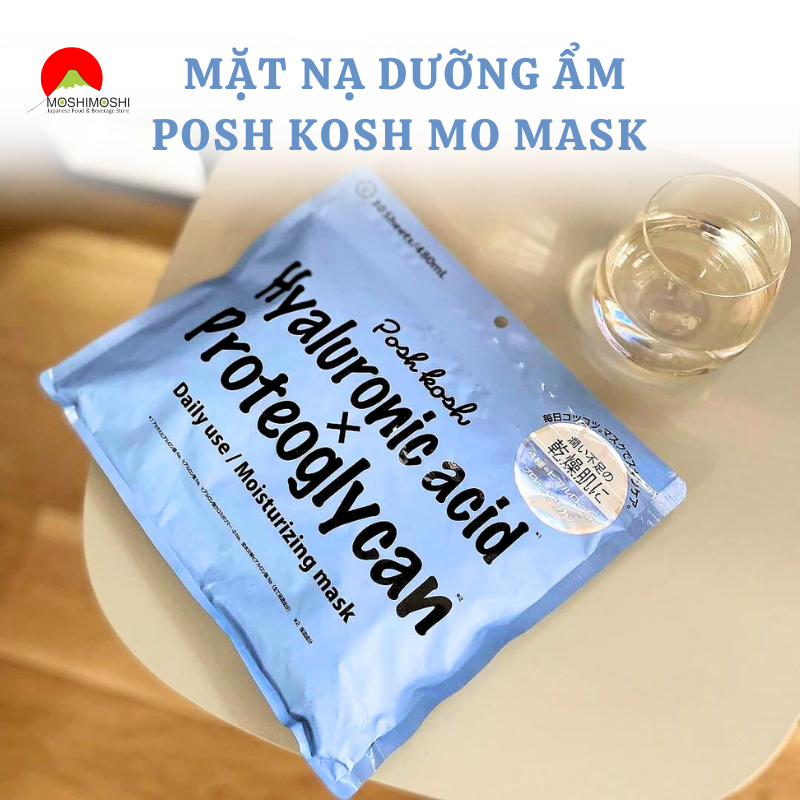 MẶT NẠ DƯỠNG ẨM POSH KOSH MO MASK - 30 MIẾNG