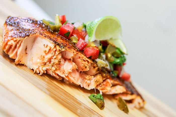 12 công thức nướng cá hổi 4