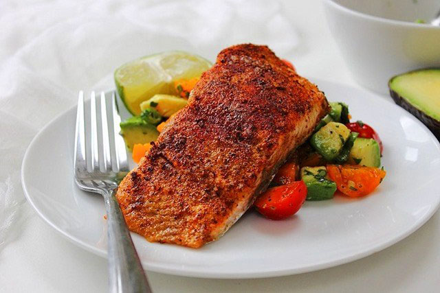 12 công thức nướng cá hồi 9