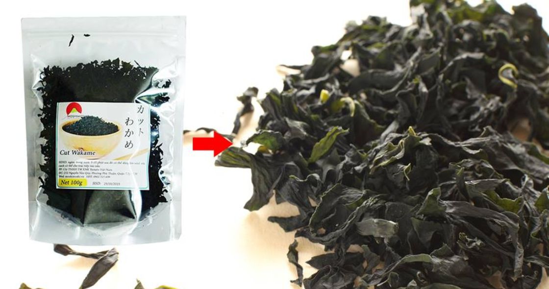 rong biển cut wakame sấy khô