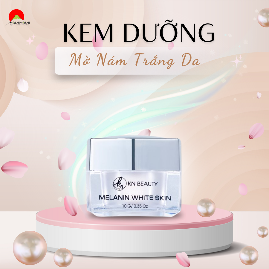 Kem Dưỡng Trắng Ngừa Nám KN Beauty Melanin White Skin 10G