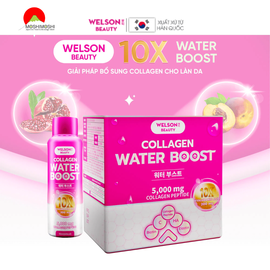 Nước uống bổ sung Collagen Welson Beauty phù hợp với mọi loại da