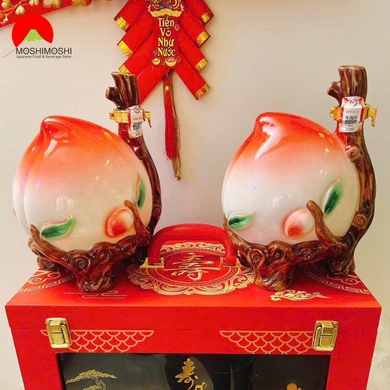 Cặp Rượu Mao Đài Trái Đào Tiên