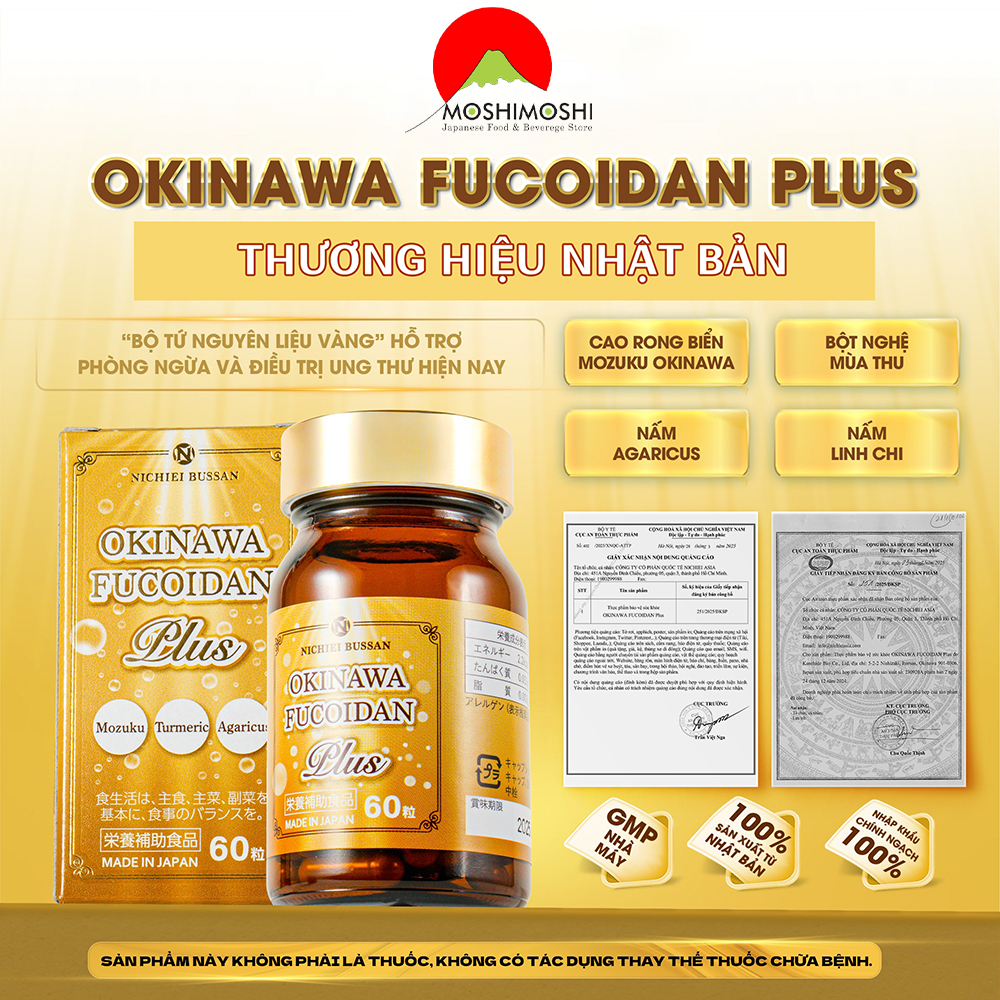 Thành Phần Có Trong Viên Uống Okinawa Fucoidan Plus