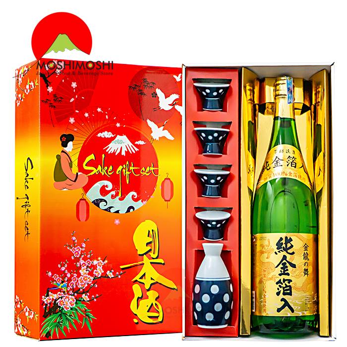 rượu sake vẩy vàng
