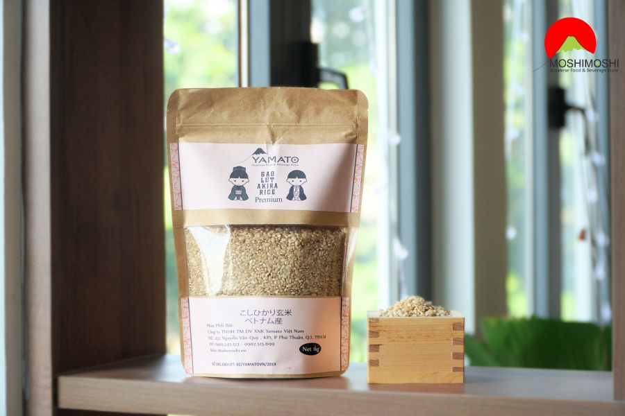 gạo lứt Koshihikari tại Moshi Moshi