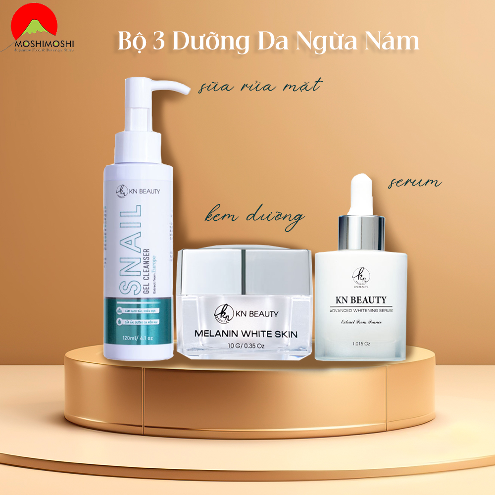 Bộ 3 dưỡng da ngừa nám KN Beauty