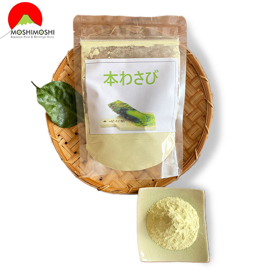 Bột mù tạt wasabi 100g Nhật Bản