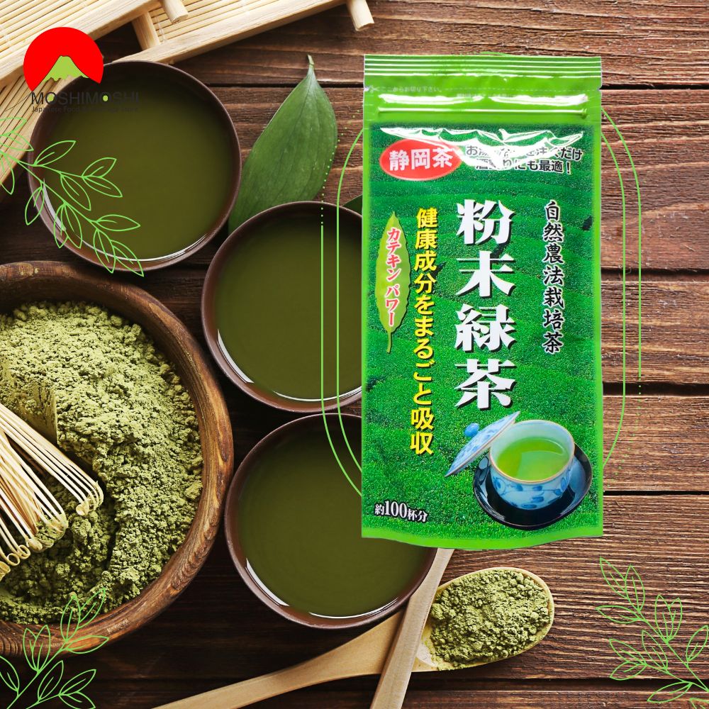 Bột trà xanh Nhật Bản Funmatsu Ryokucha