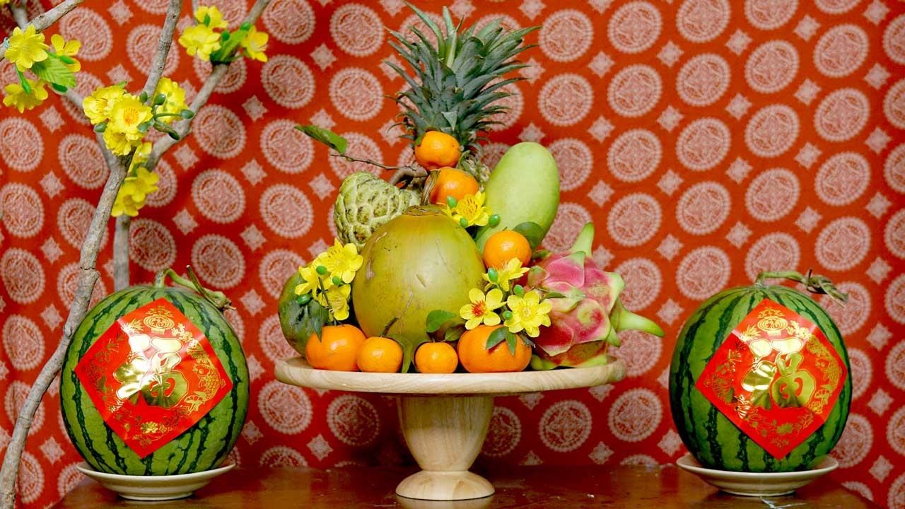 Mâm ngũ quả ngày Tết