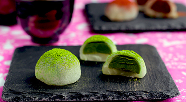 Bánh mochi matcha