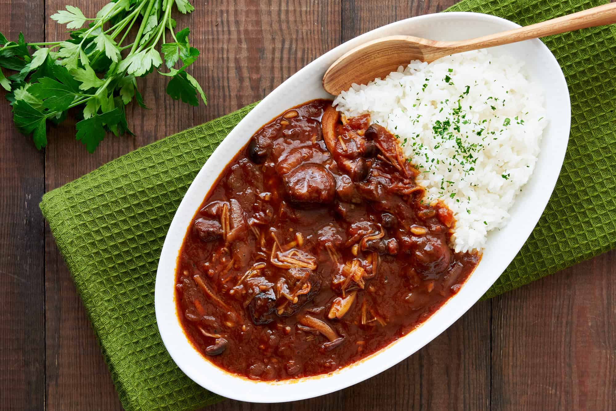 Cơm Hayashi Nhật Bản (cơm bò băm)