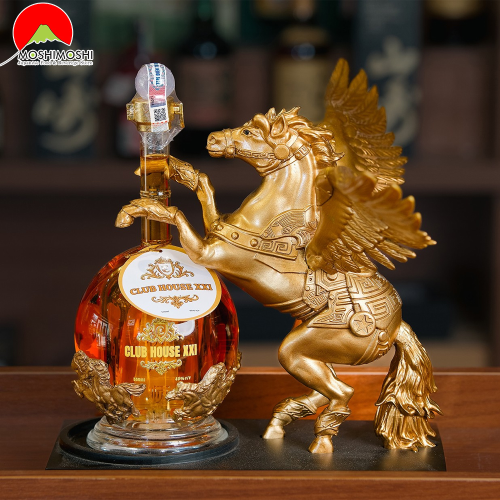 Rượu Ngựa Thần Pegasus Pháp 2026 Sang Trọng màu vàng