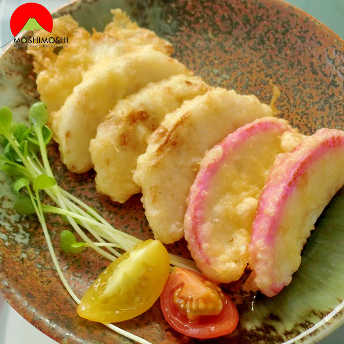 Chả cá đỏ Kamaboko Red chiên giòn