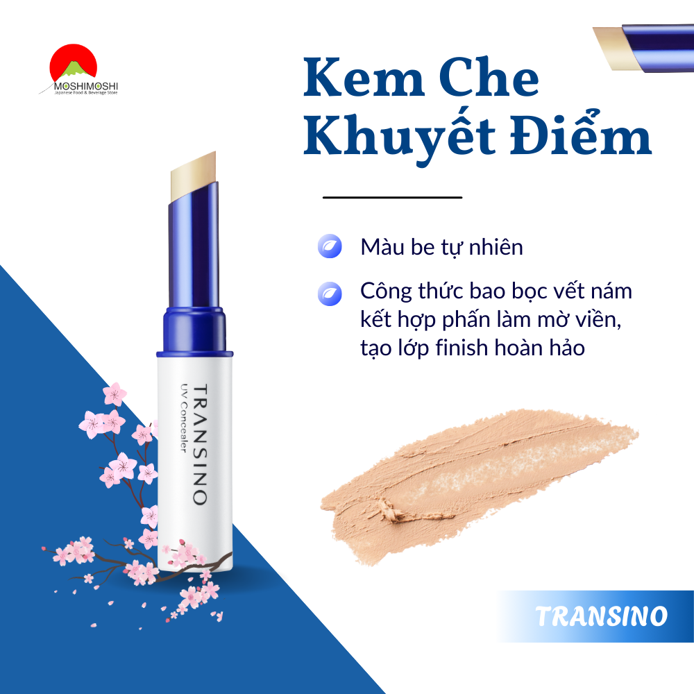 Thanh Che Khuyết Điểm & Hỗ Trợ Dưỡng Trắng TRANSINO